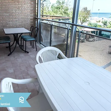 Se002 - Senigallia, Bilocale Fronte Mare Con Inclusa Apartment
